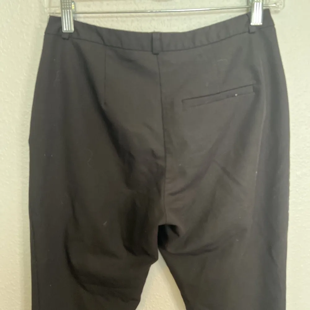 ASOS Black Cuffed Crop Dress Pant Size 4 - Image 6