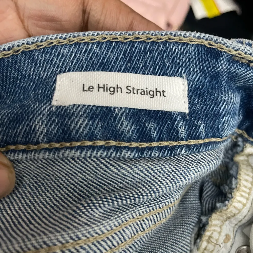 frame denim  Blue Women's Jeans size 25 frayed hem - Image 3