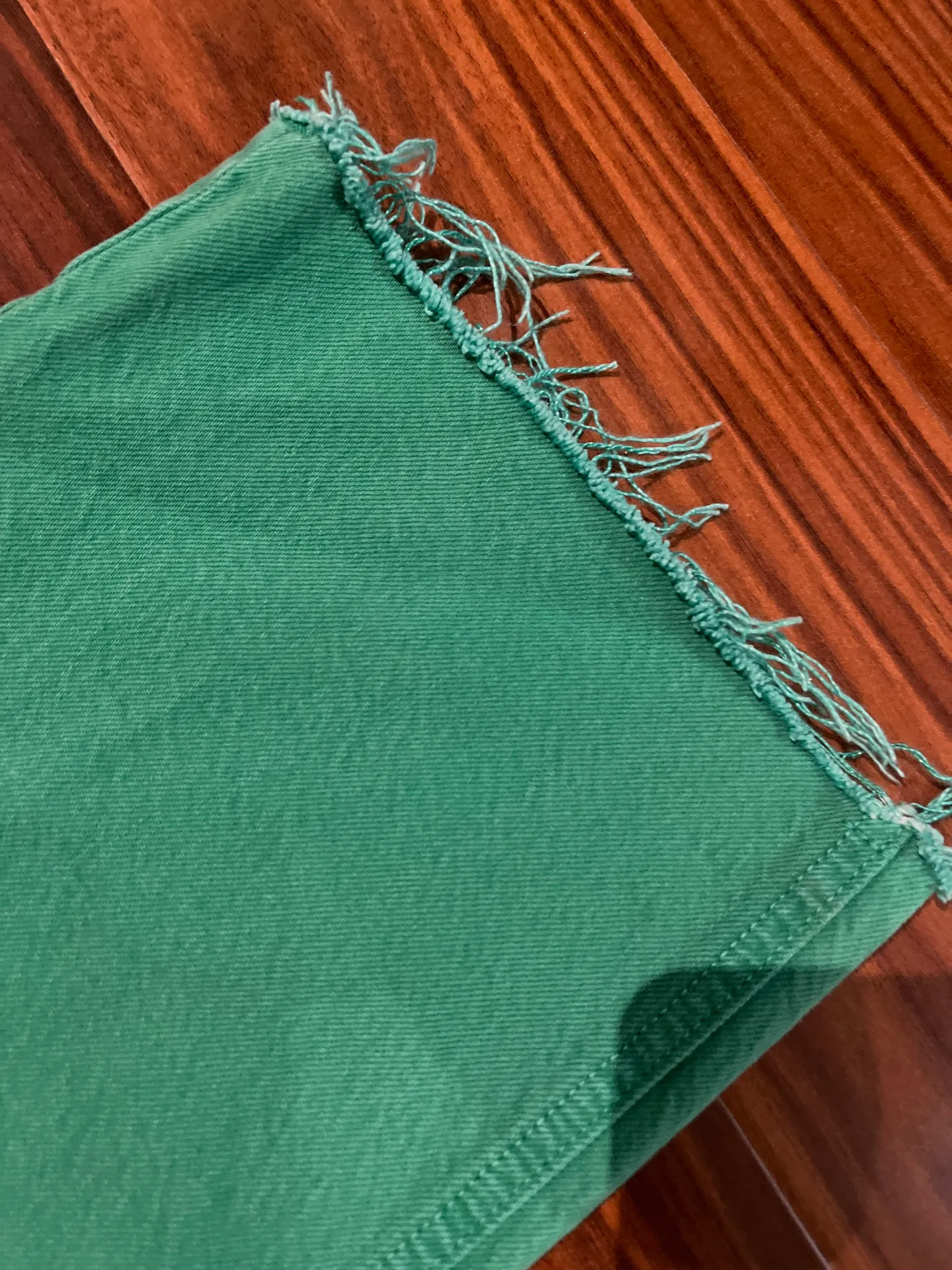 ZARA full Length green Jeans - Image 5