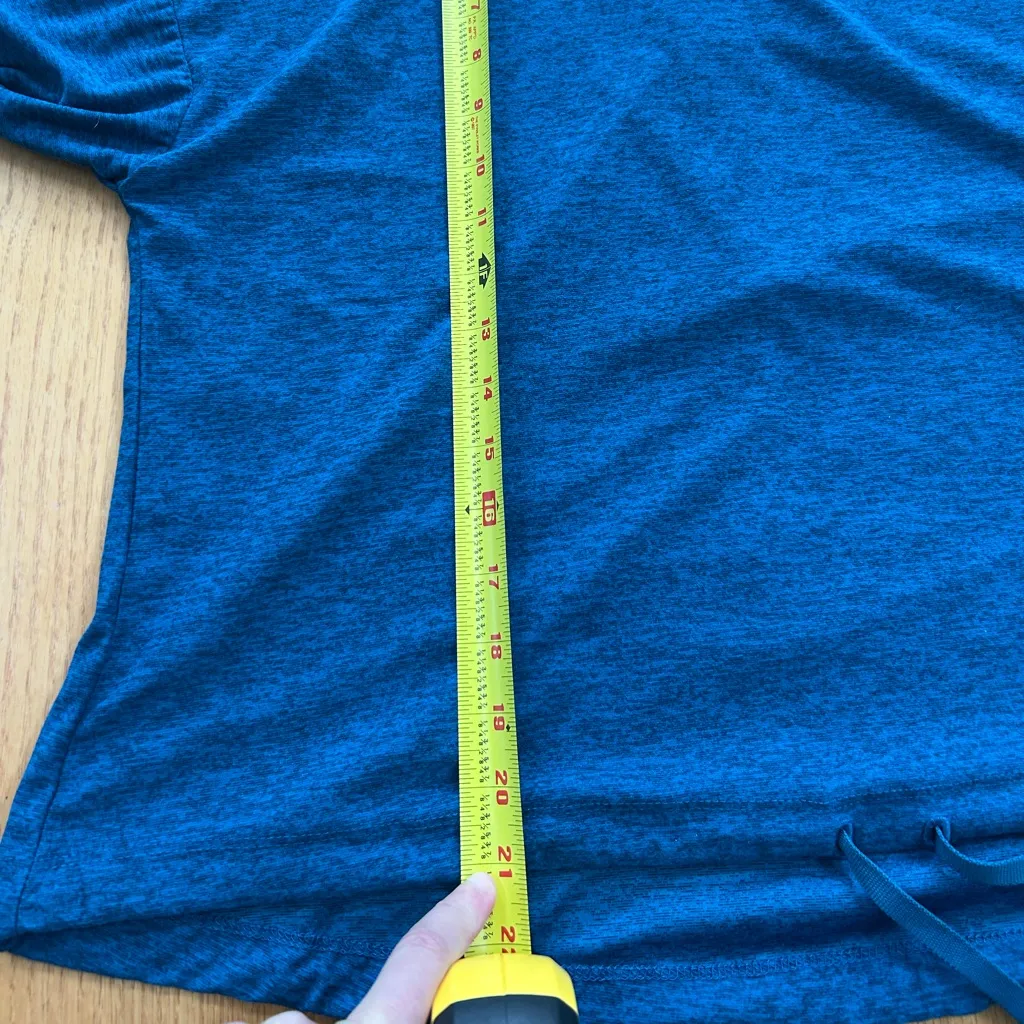 Canada Weather Gear Top Womens XL Heather Blue Athletic Outdoor Mock Neck Sport - Image 7