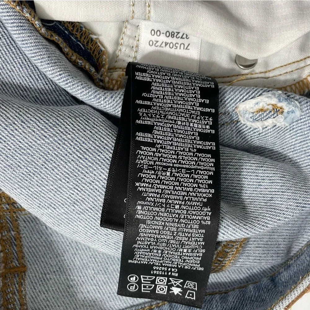 NWT 7 For All Mankind Jeans Size‎ 30 Luxe Vintage Ultra High Rise Cropped Jo - Image 13