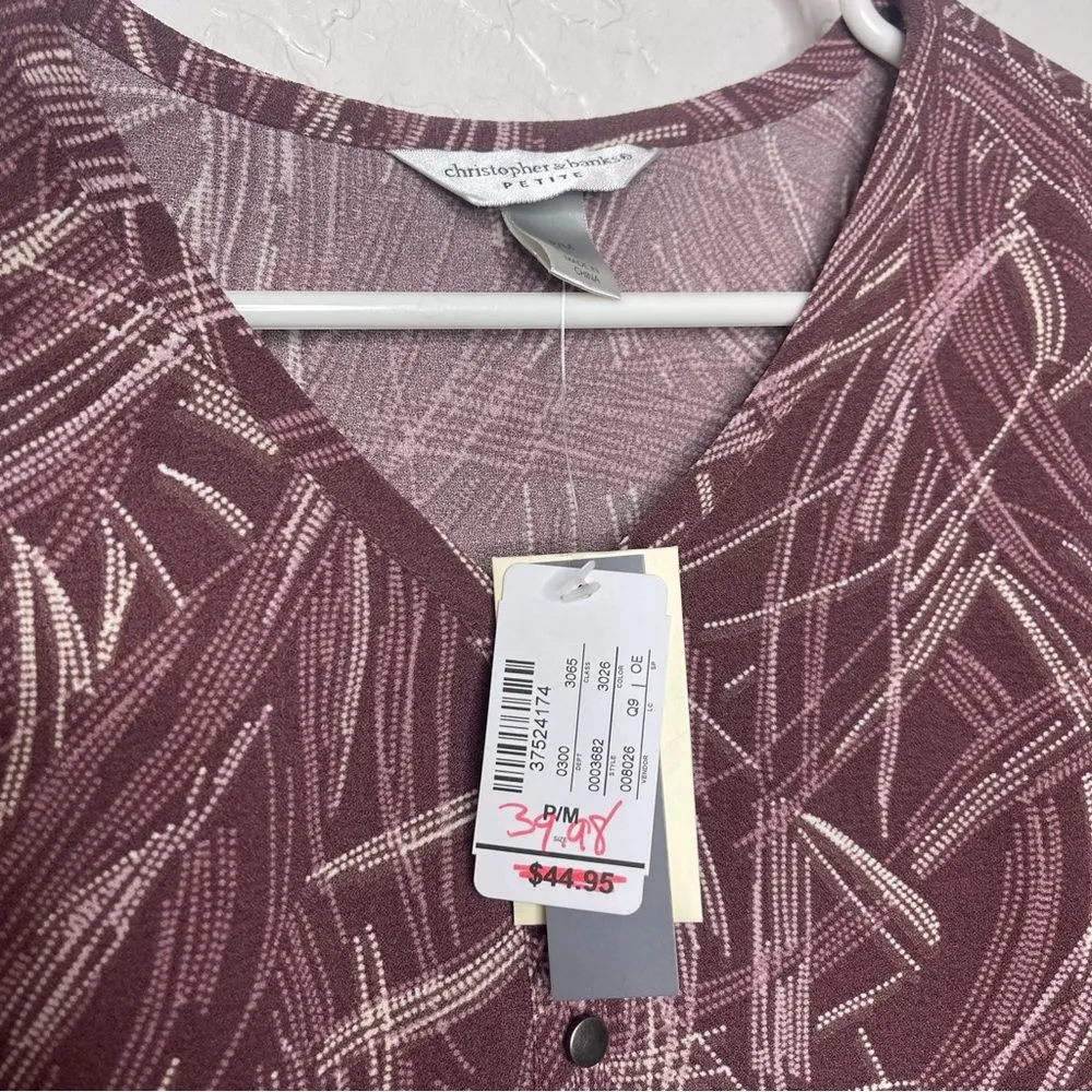 Christopher Banks Top Size Petite Medium - Image 3