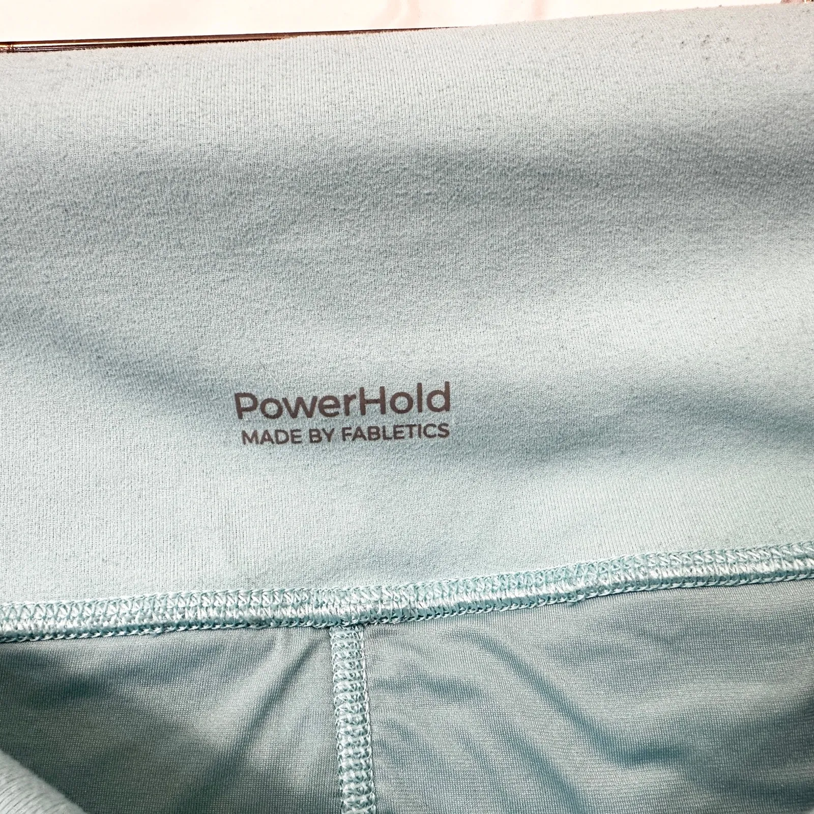 Fabletics Plus Size 3X Shorts Power Hold Aqua Blue Bike Shorts Bermuda 1763 - Image 3