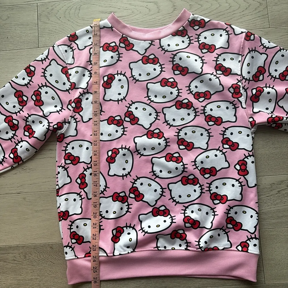 Sanrio Hello Kitty Crewneck Sweatshirt Small White - Image 6