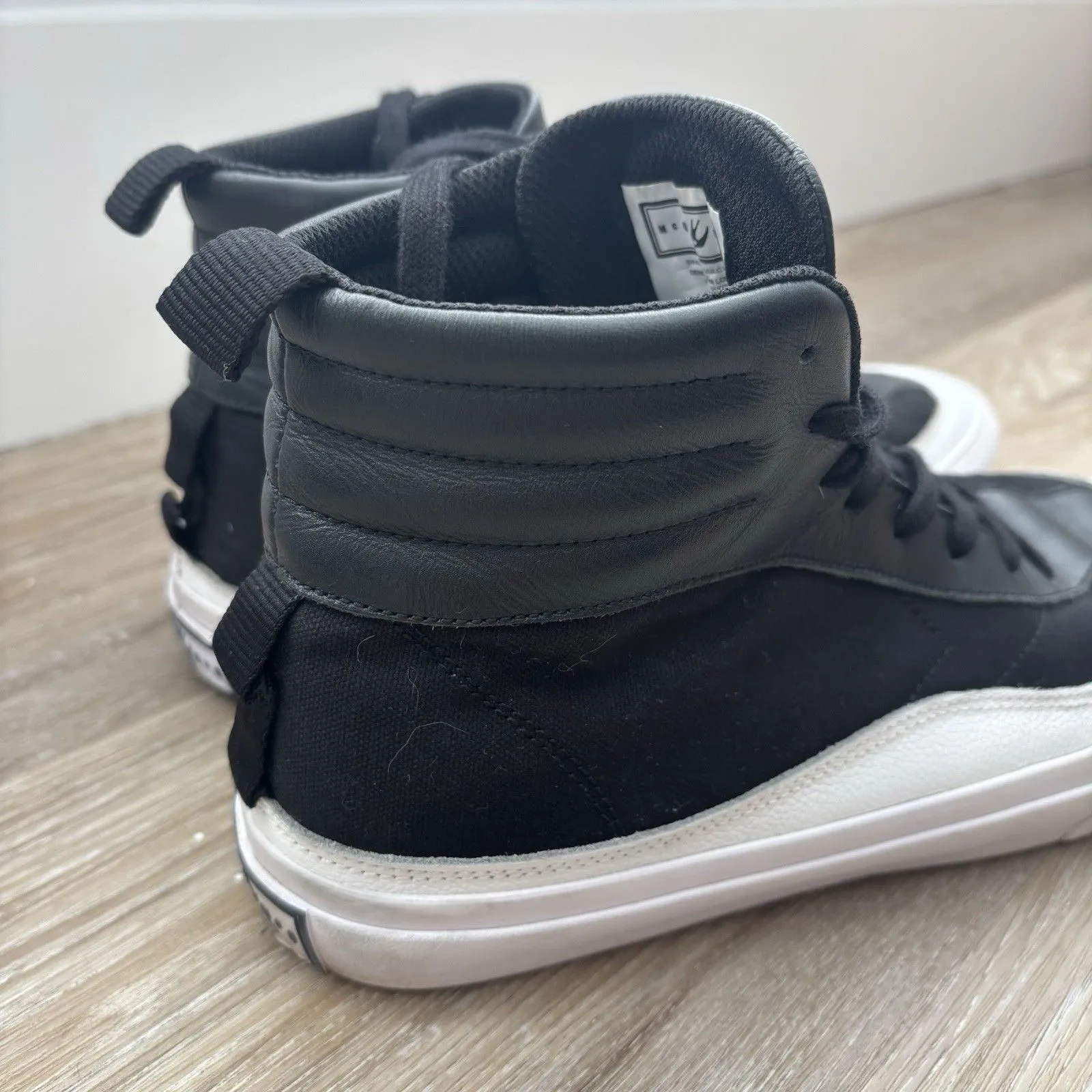 Alexander McQueen Sneakers EU 40 Swallow Vulc High Top Leather MCQ Womens 10 - Image 4