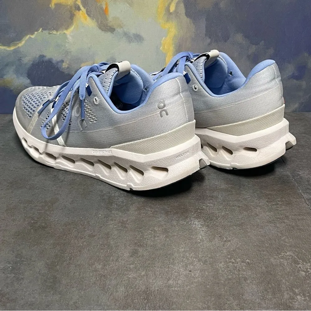 On Cloudsurfer Heather/White Women's Running Shoes Size 8.5 - Image 8