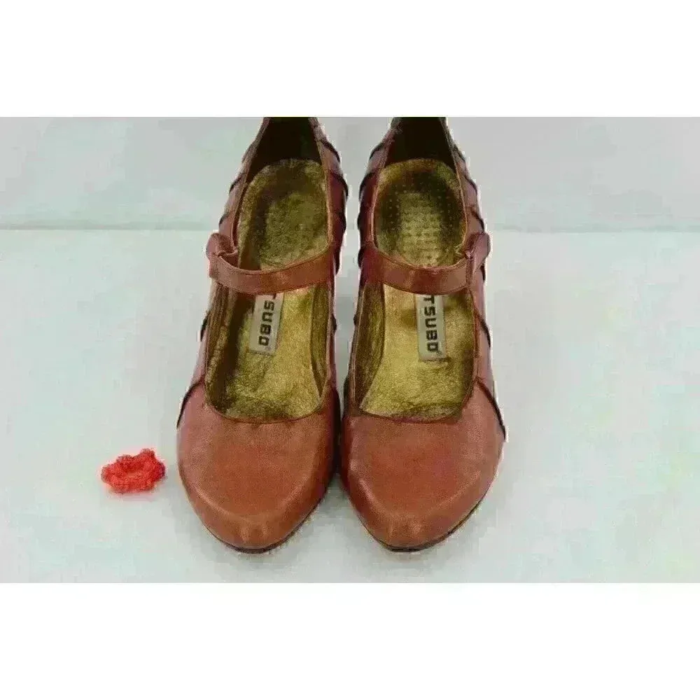 TSUBO Maryjane Women's 3.5" High Heel Pump Red Size 6 - Image 5