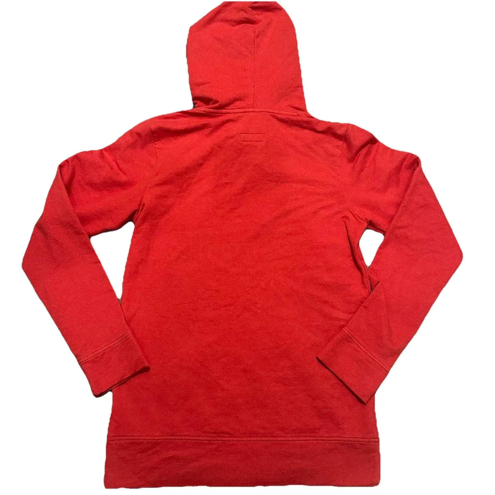 Patagonia Flying Fish Midweight Pullover Hooded Sweatshirt XS Red Gorpcore Hike - Image 6