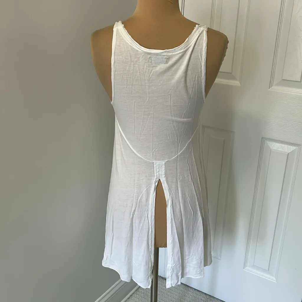 Lauren Moshi NYLA Lily Basic Swing Tank White - Image 3