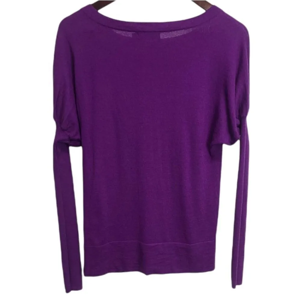NWOT The Limited Wool Blend Purple Sweater Size Small - Image 2