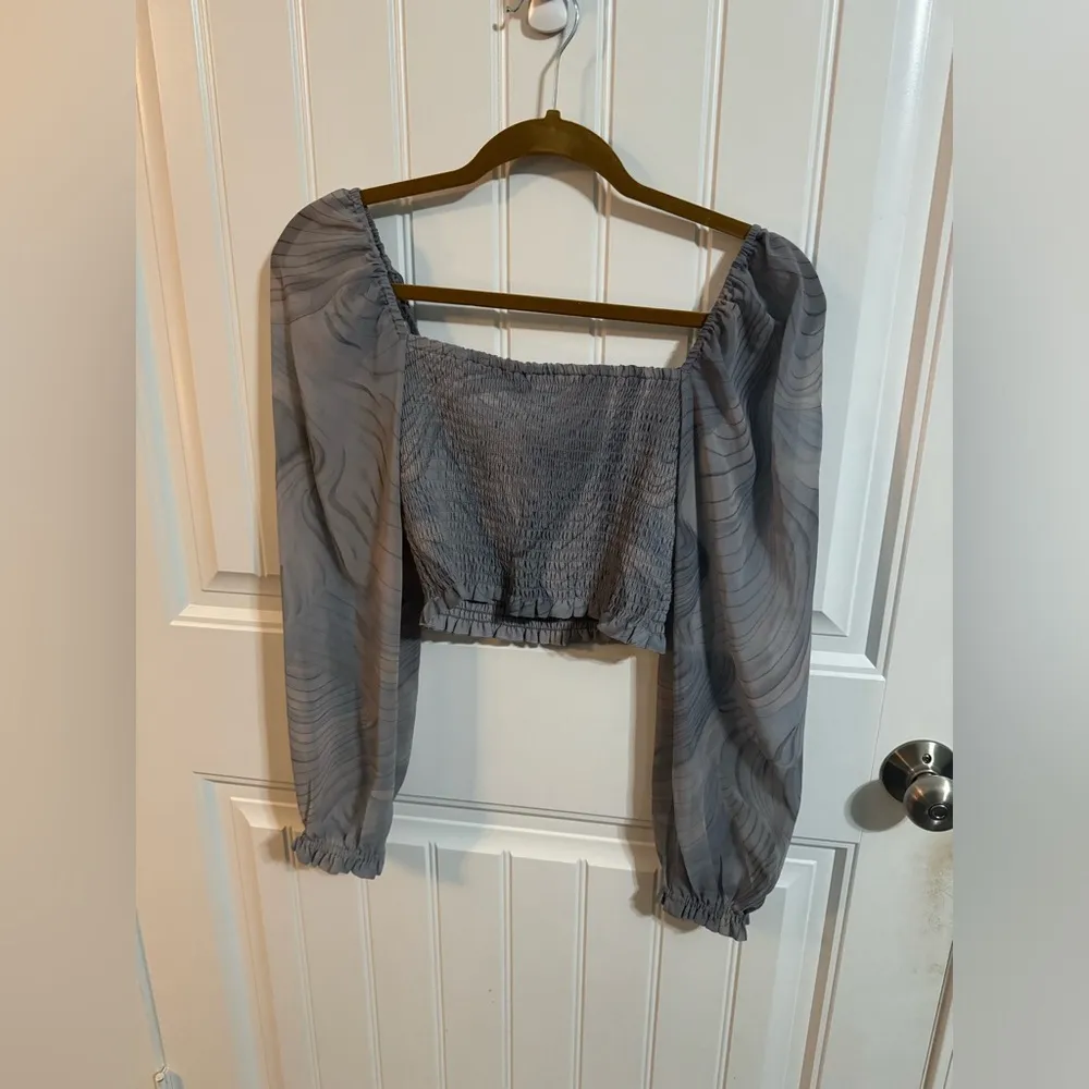 Aritzia Wilfred Saga Blouse Granite - Image 5