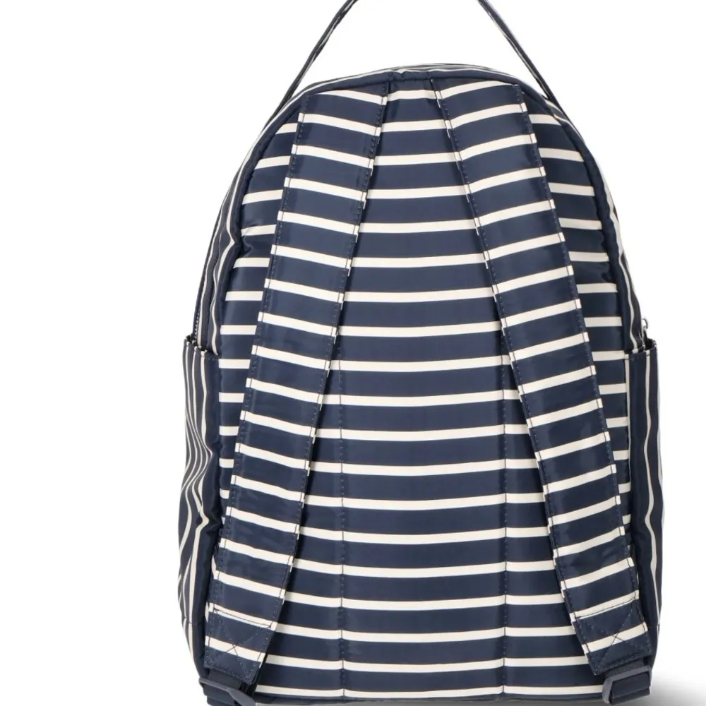 No Boundaries Women's Dome Backpack Navy Stripe NWT - Image 6