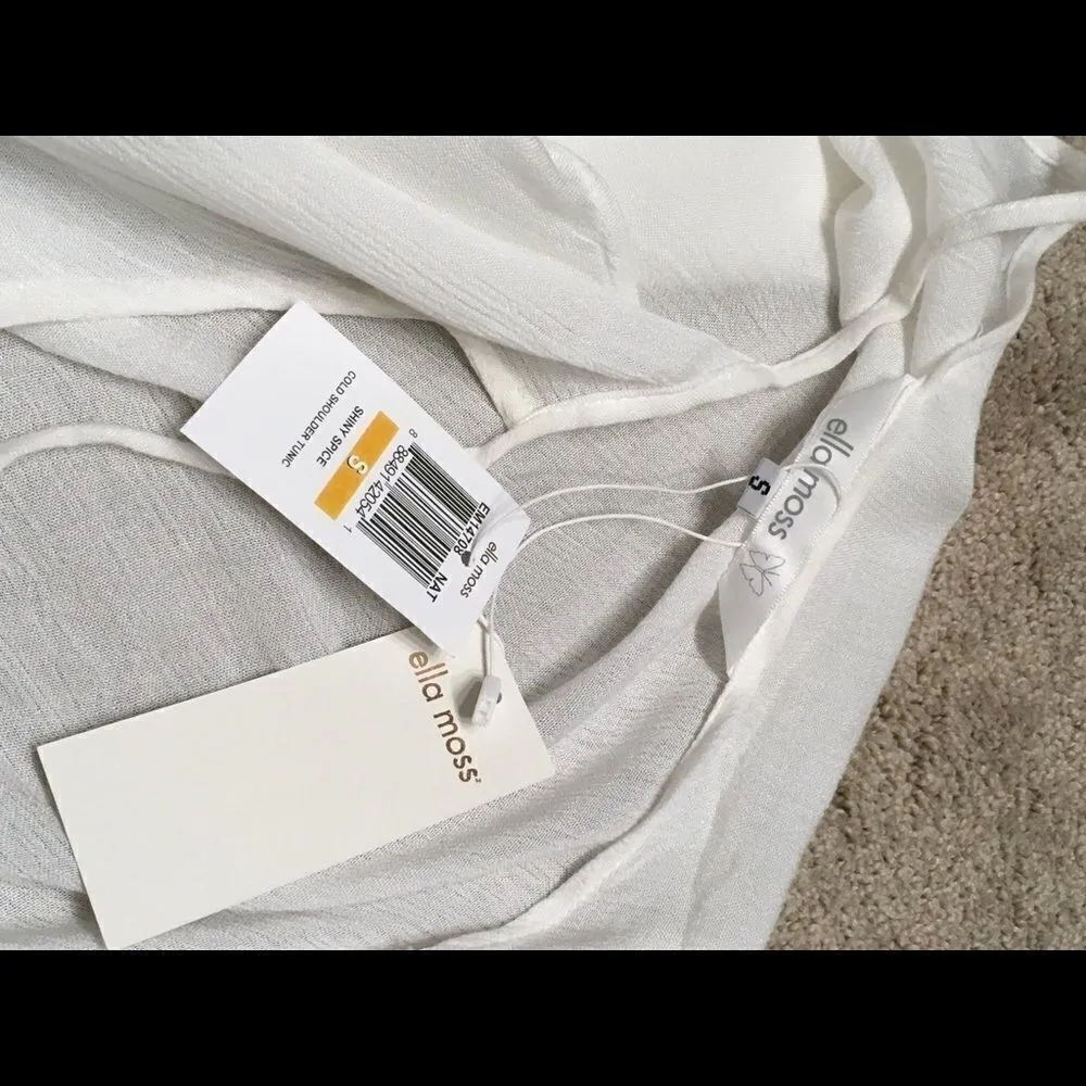 New. Ella Moss cold shoulder tunic. NWT - Image 6