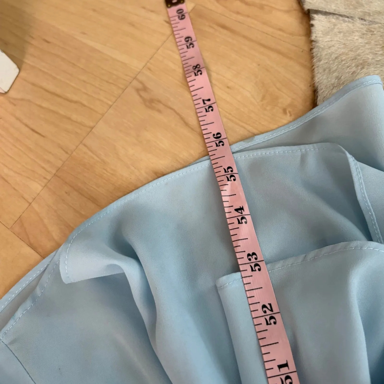 FAME and partners Dusty Blue Open Back Maxi Dress Size 2 Prom Bridesmaid - Image 8