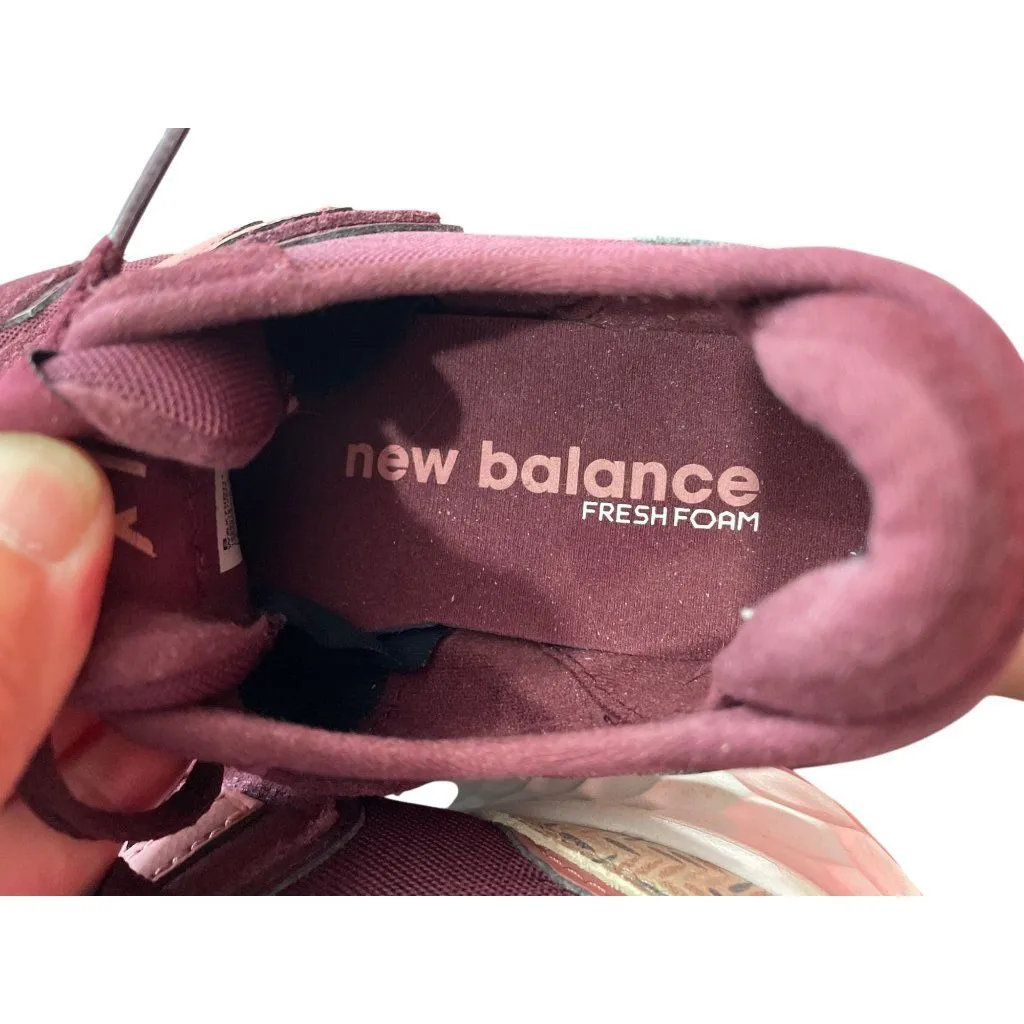 New Balance Fresh Foam Womens Red Sneakers shoes size 5 SKU 8553 - Image 8