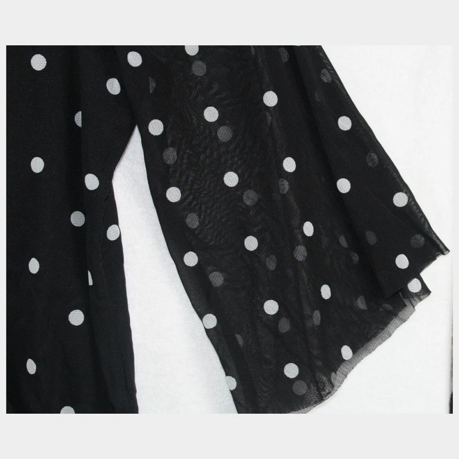 INC International Concepts Top‎ Y2K Sz XS Cold Shoulder Whimsigoth Office Career Black - Image 8