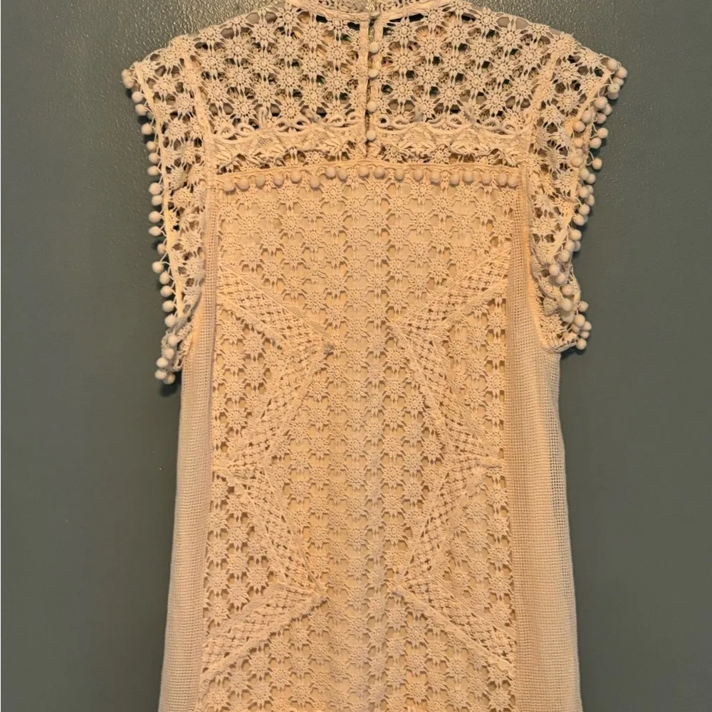 Revolve Tularosa Short Lace PomPom Dress - Image 5