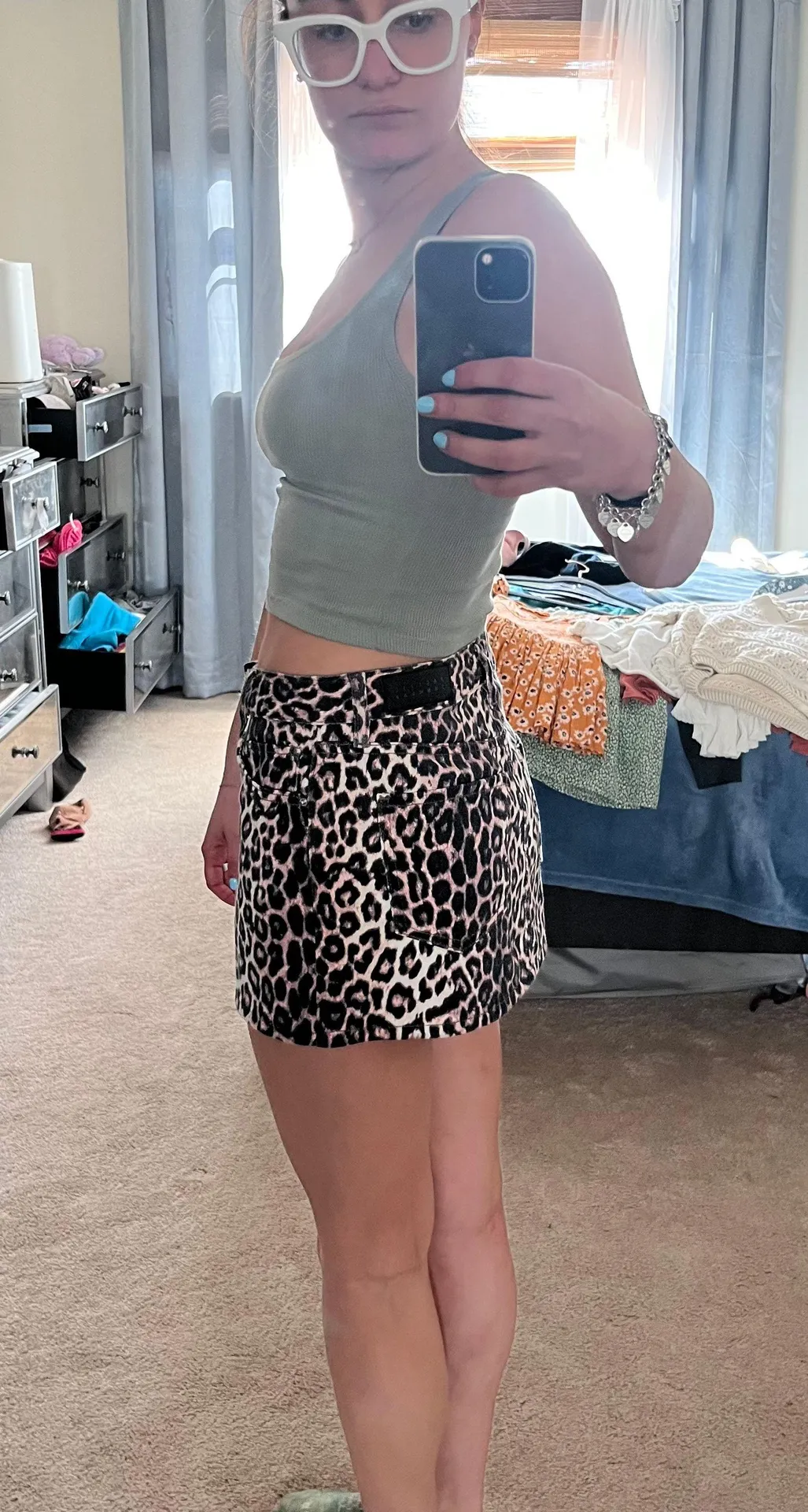 Mini Denim Skirt - Image 3