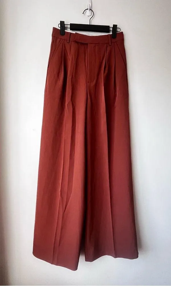 Milani Brown Wide Leg Trouser Pants XS NWT - Image 6