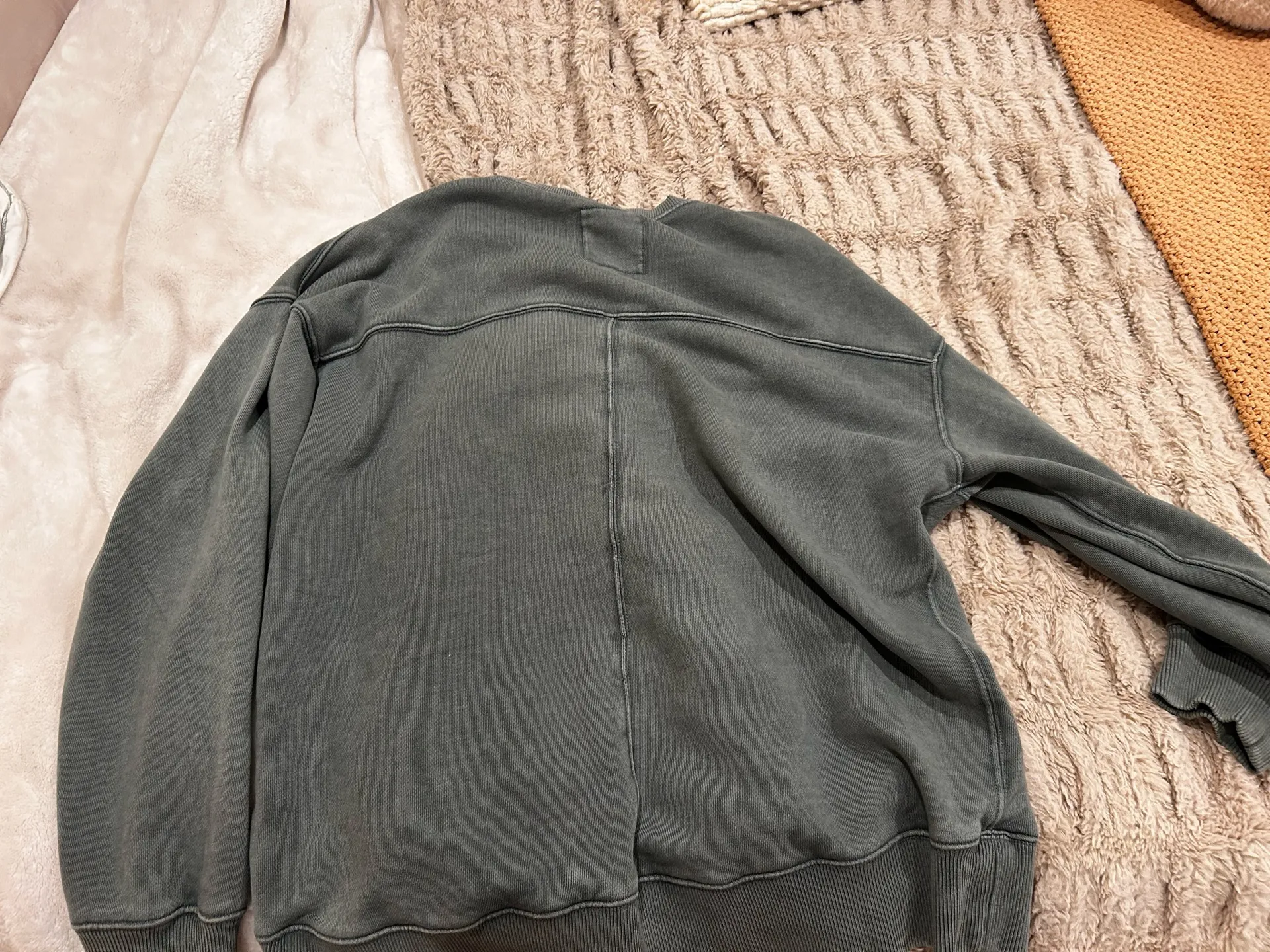 Green Aerie Oversized Crewneck Sweatshirt - Image 3
