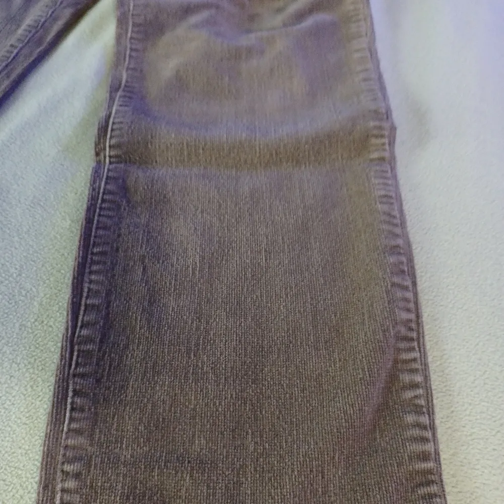 la blues womens brown cordoruy pants straight leg size 12 - Image 5