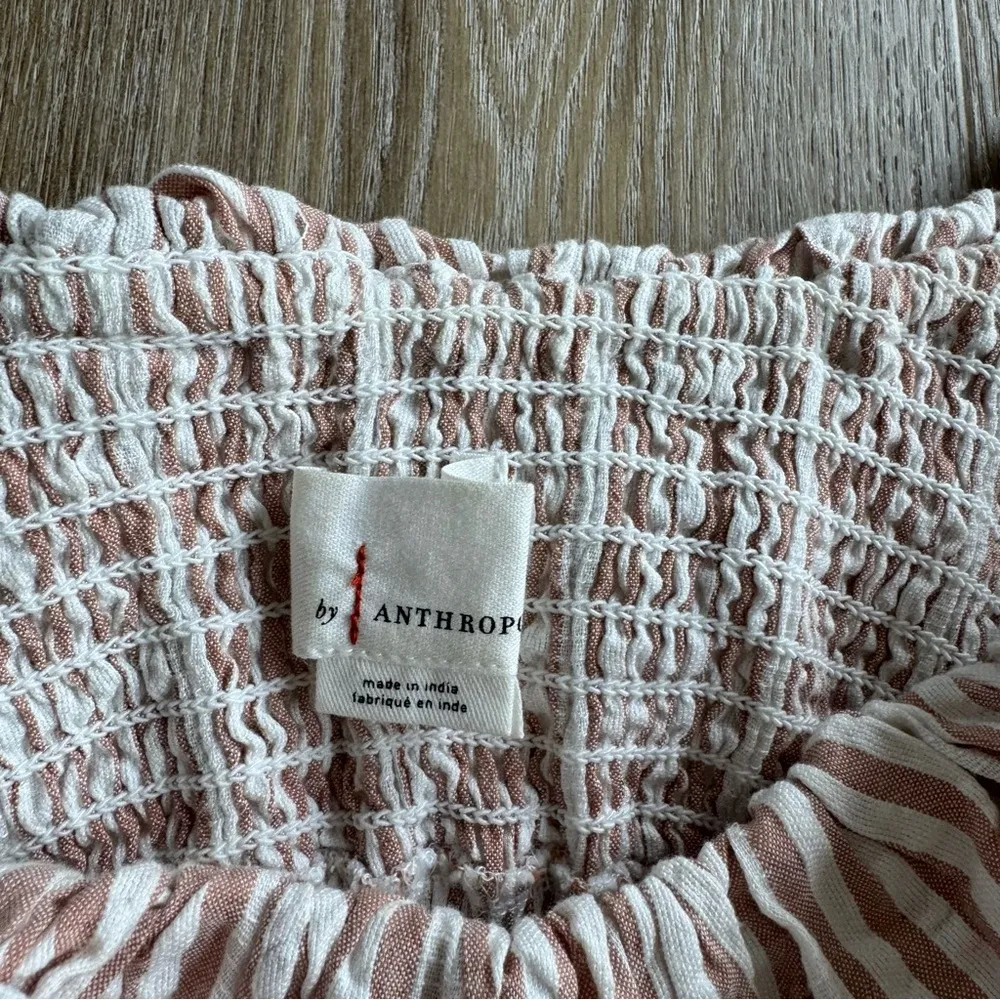 Anthropologie A+ Ruffle Smocked Blouse - Image 6