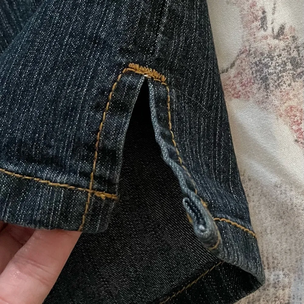 C’est Toi women’s dark wash cropped belted jeans, size 3XL plus boho spring - Image 5