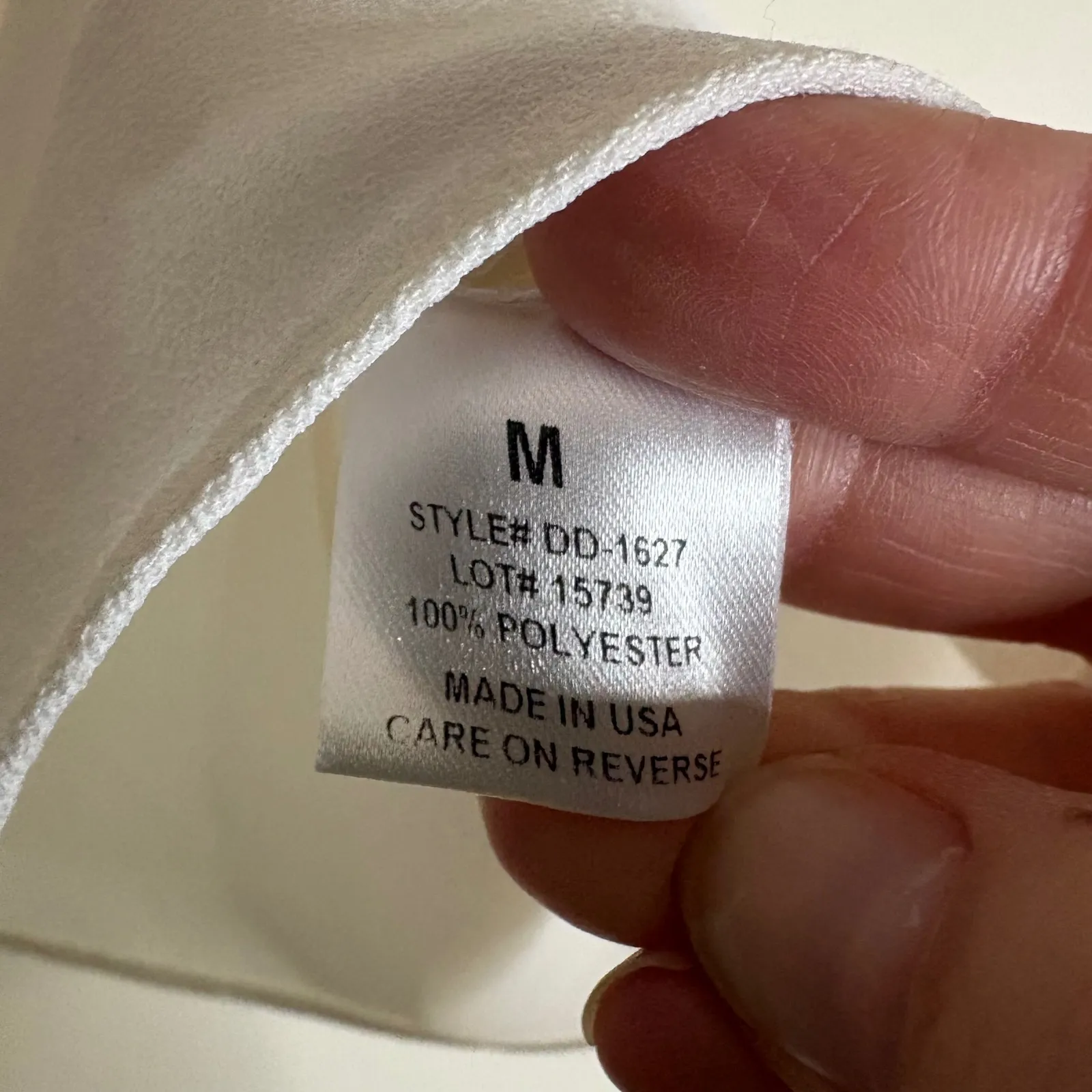 INTERMIX White One Shoulder Ruffle Asymmetrical Top Size M Made in USA - Image 3