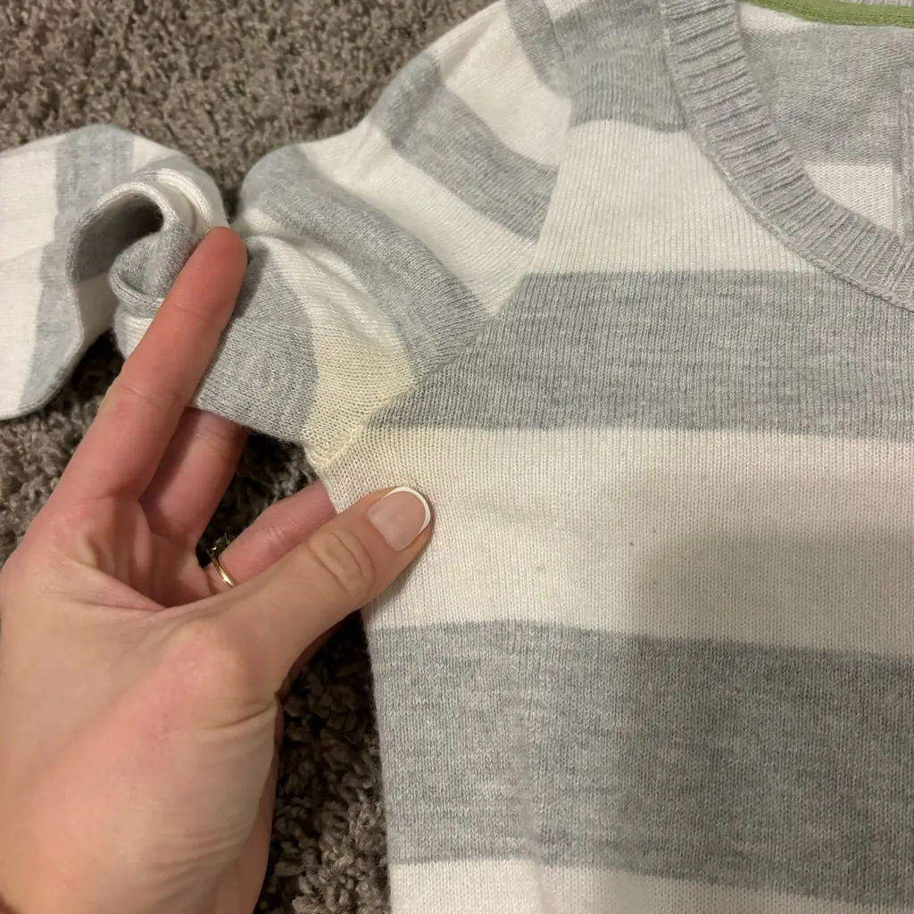 Hollister Y2K 2000’s Stripe Long Sleeve Sweater - Image 6