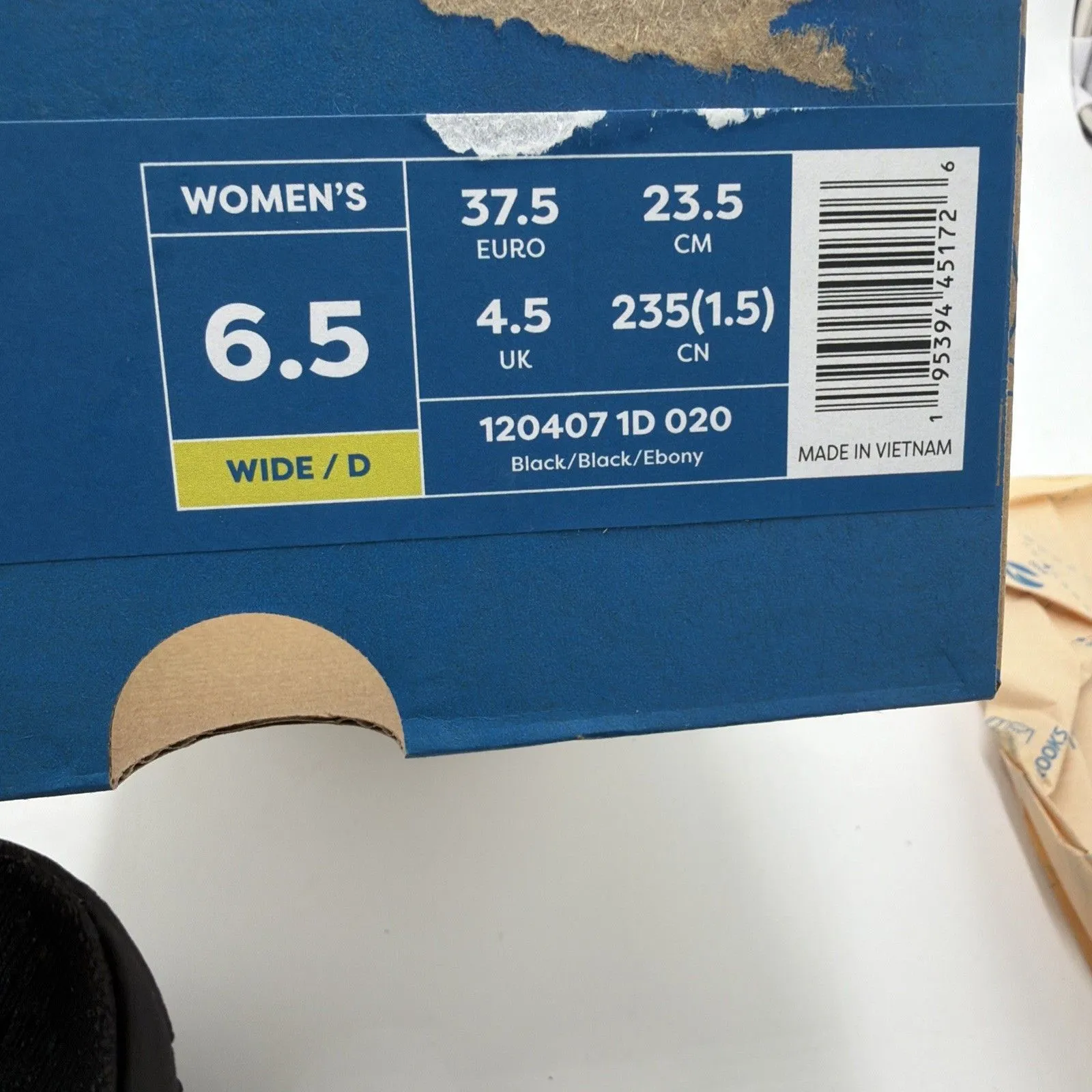 Brooks Women’s Ghost 16 Running Shoes Black/Ebony 6.5 Wide NWB -No Lid - Image 8