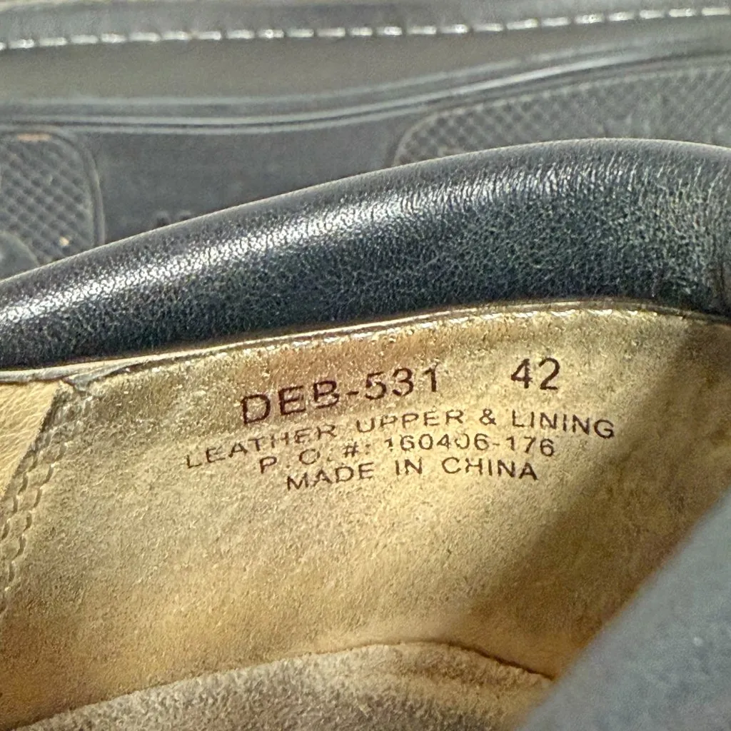 Alegria Debra Black Embossed Rose Shoe - Image 12