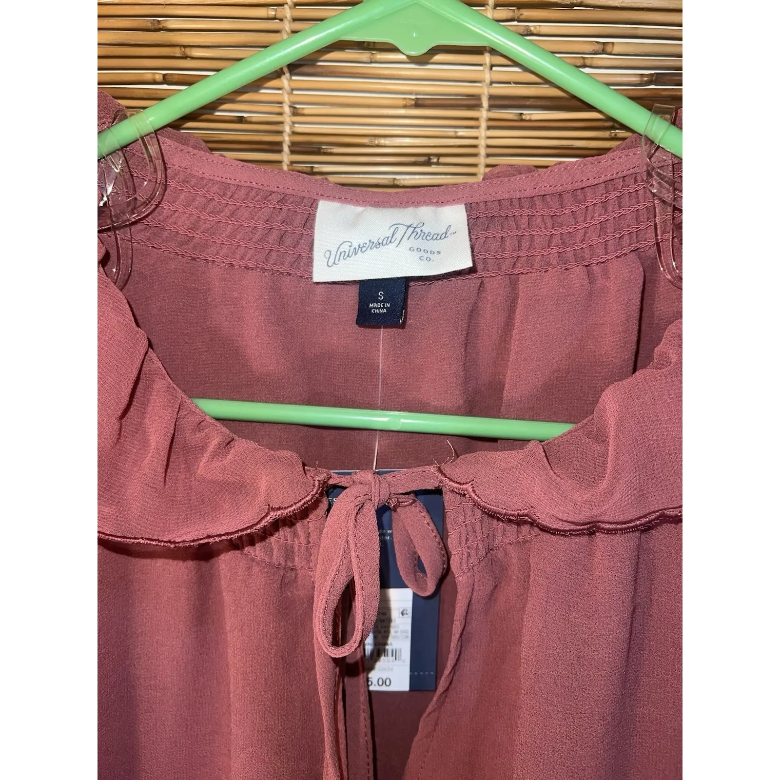 Universal Thread Women's Long Sleeve Blouse‎ SIZE S - Image 2