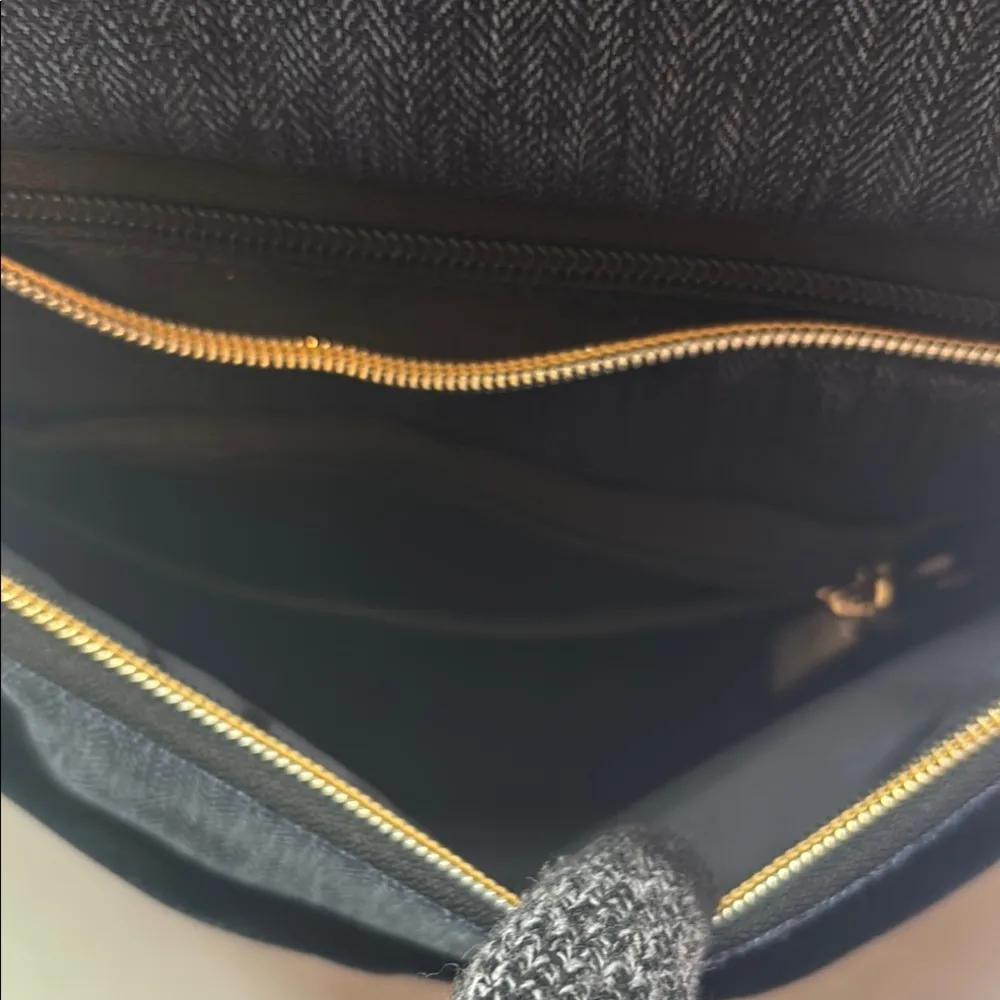 Lublu Denim Diaper Bag Blue EUC - Image 9