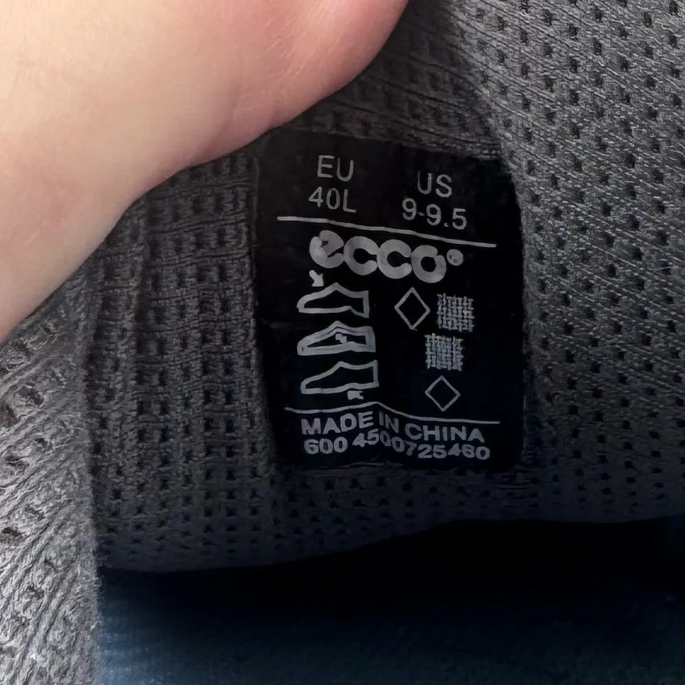 ECCO Receptor Rugged Mesh Trail Running Hiking Shoes Black Gray 9 - Image 10