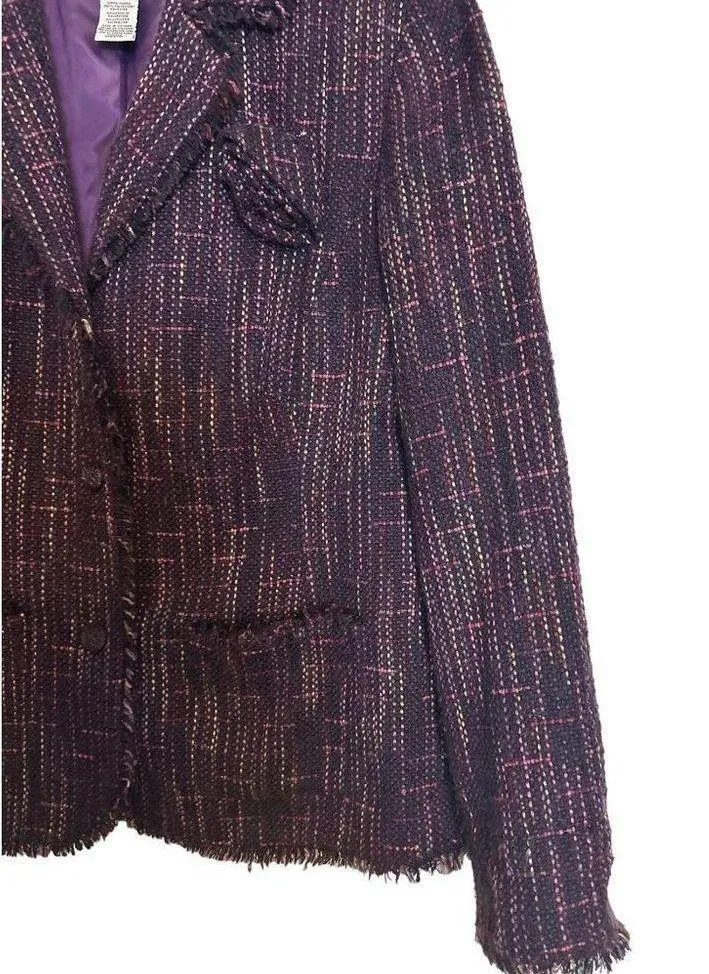 Women's Woman Dress Blazer Purple Size 16W Sku 2603 - Image 9