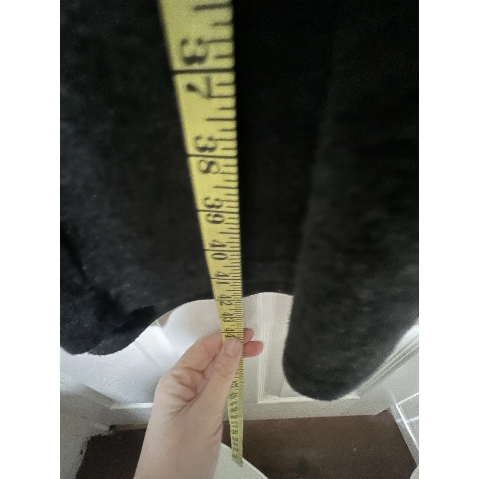 Jessica J Howard Woman’s Gray/White Embroidered Plus Size 18W Maxi Sweater Dress - Image 5