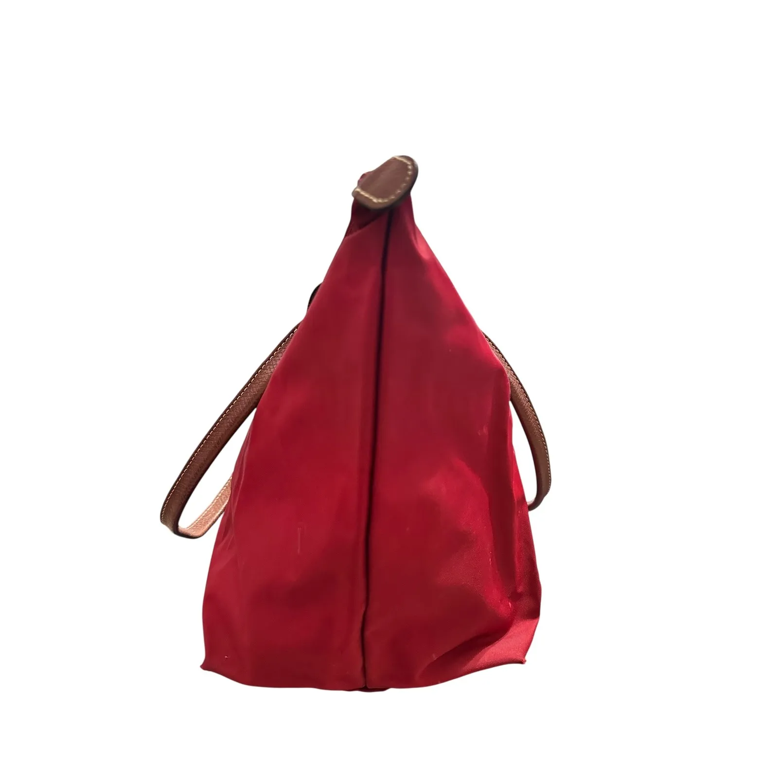 Longchamp  Le Pliage Large Tote Bag‎ Red Nylon Shoulder Bag - Image 3