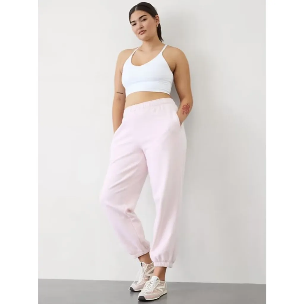 Athleta XL Forever Fleece Jogger Shell Pink X-Large Regular - Image 5