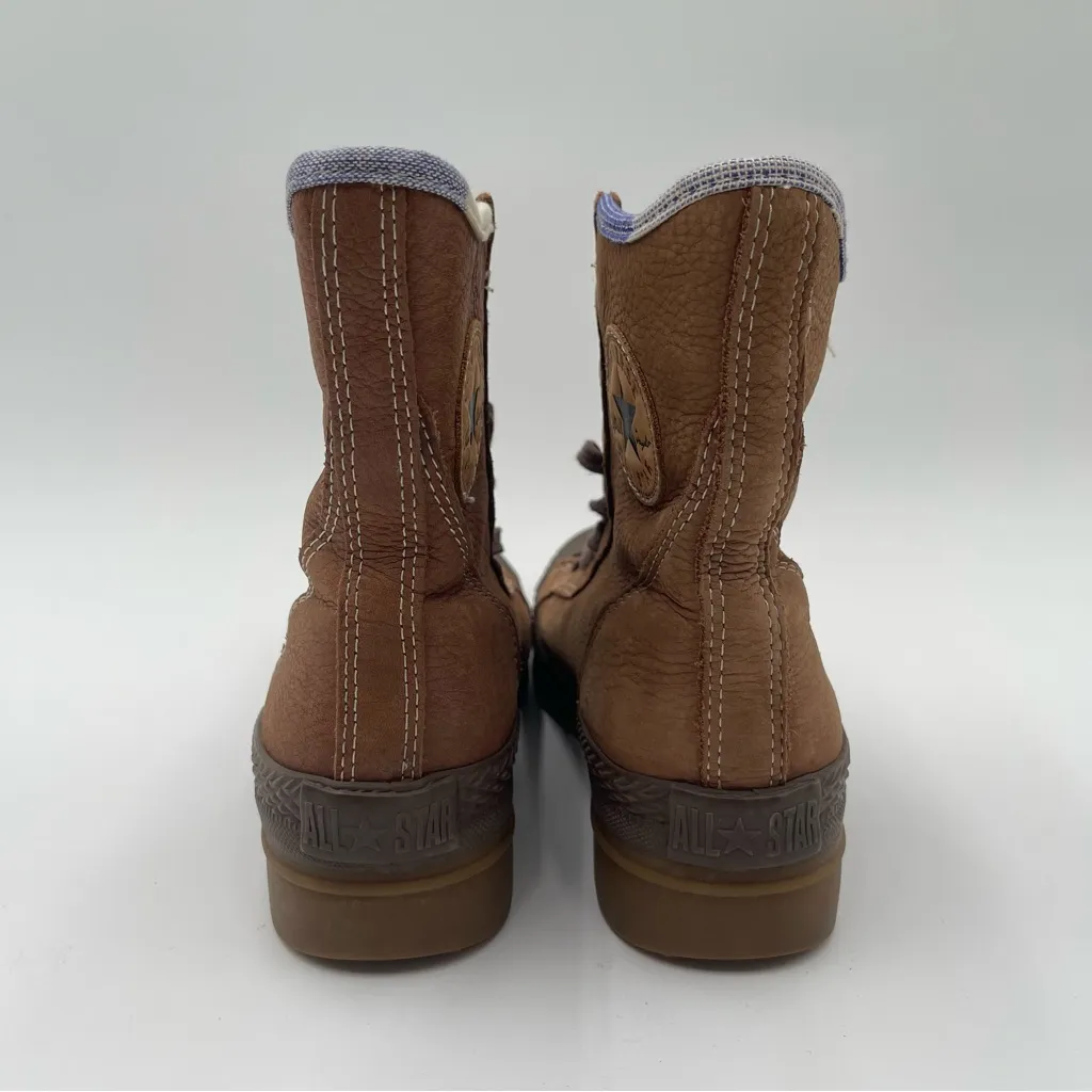 Converse Chuck Taylor All Star Outsider Leather Hi Top Sneakers Sz Women’s 7 Brown - Image 3