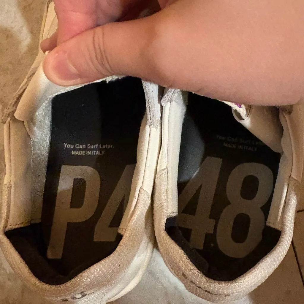 P448 Thea Unicorn White Sneakers - Image 6