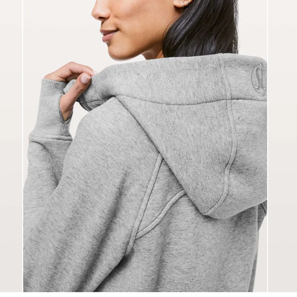 lululemon athletica Heathered Core Medium Grey Scuba Hoodie - Image 3