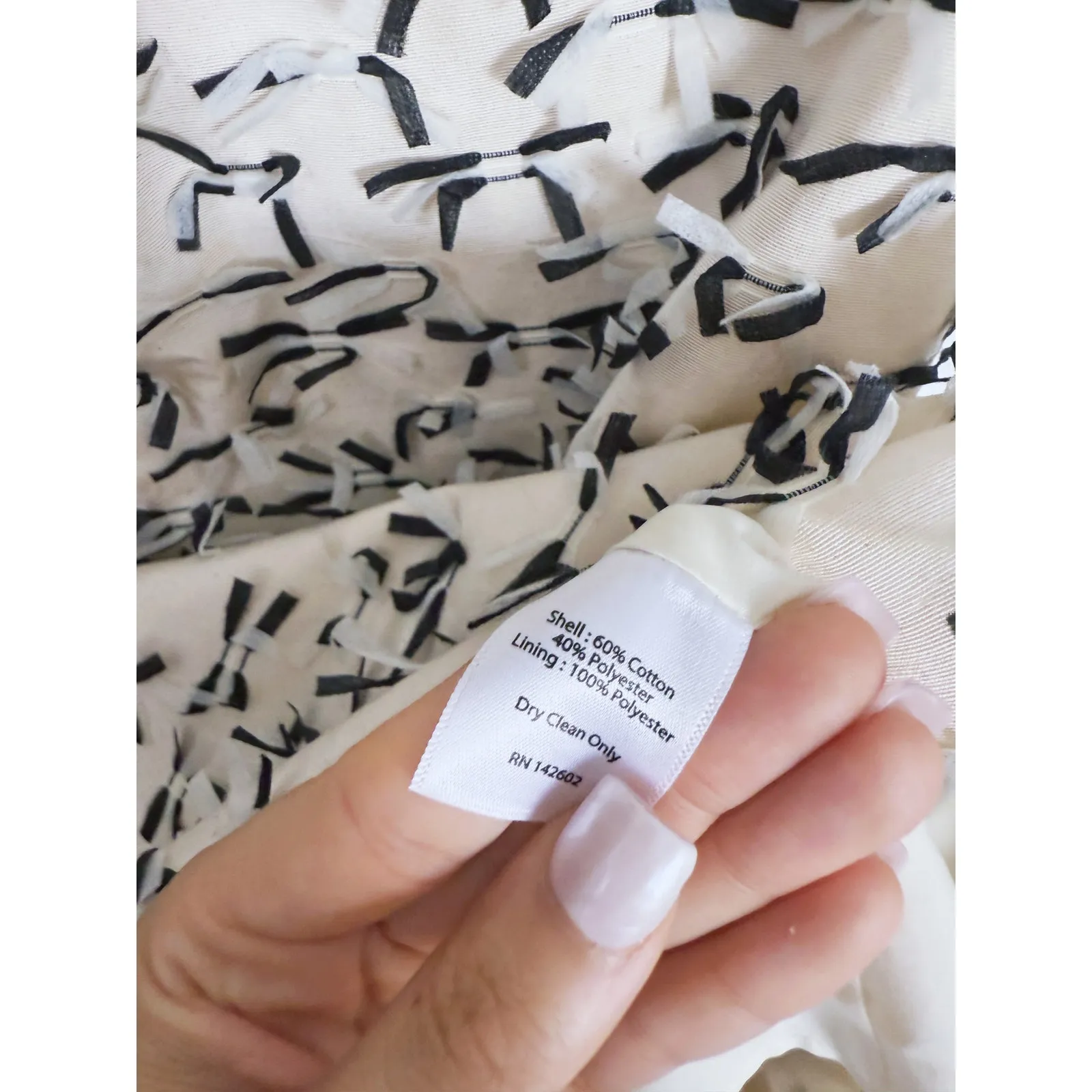 NWT Sail to Sable Shift Dress Black Bows Cream 0 Old Money Vintage Preppy Career - Image 10