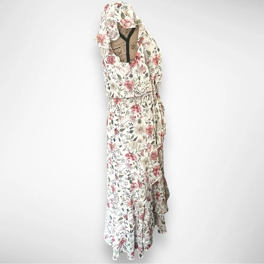 GOOD HART BY MATILDA JANE West Lynn Cream Floral Fit and Flare Midi Dress | EUC - Image 6