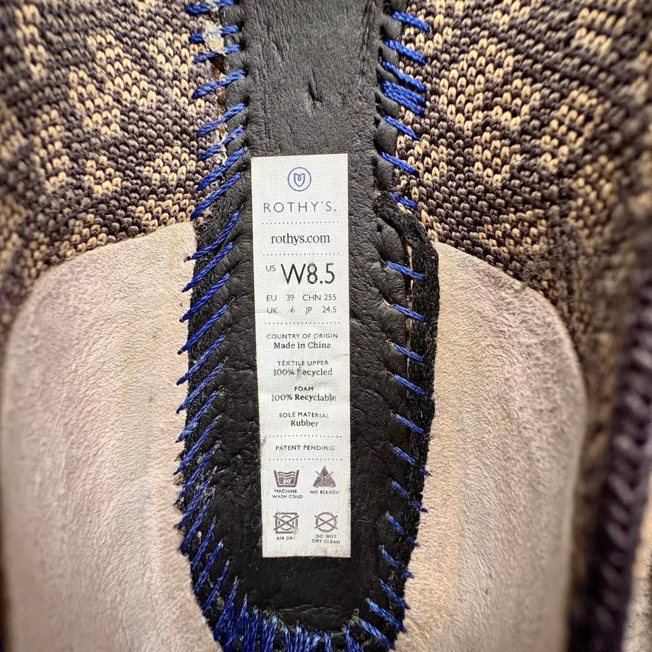 Rothy's The Flat Spotted Leopard Animal Print Round Toe Slip On Ballet Flats 8.5 - Image 6