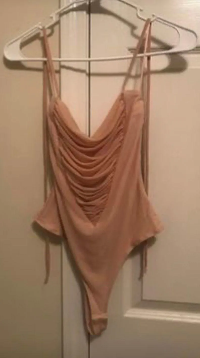 These Three Boutique Nude Bodysuit Medium - Image 5
