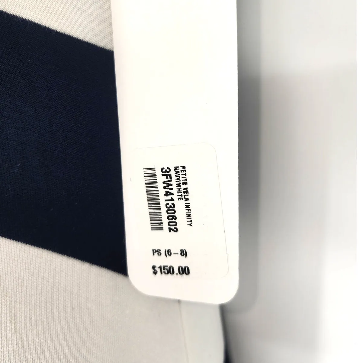 Soft Surroundings Vela Infinity Striped Maxi Dress Navy/White NWT Petite S - Image 4