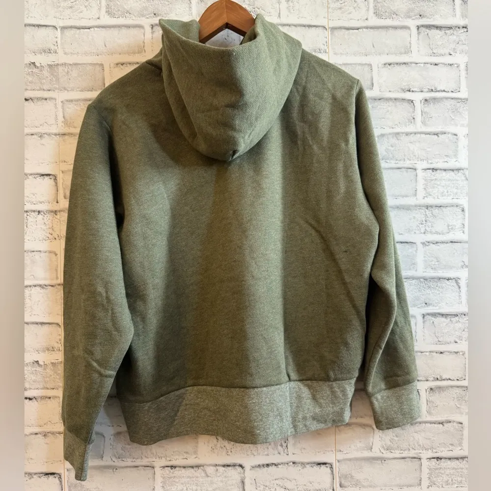 NWT! Women’s Alpine Design buttery soft green heather hooded sweatshirt Medium - Image 2