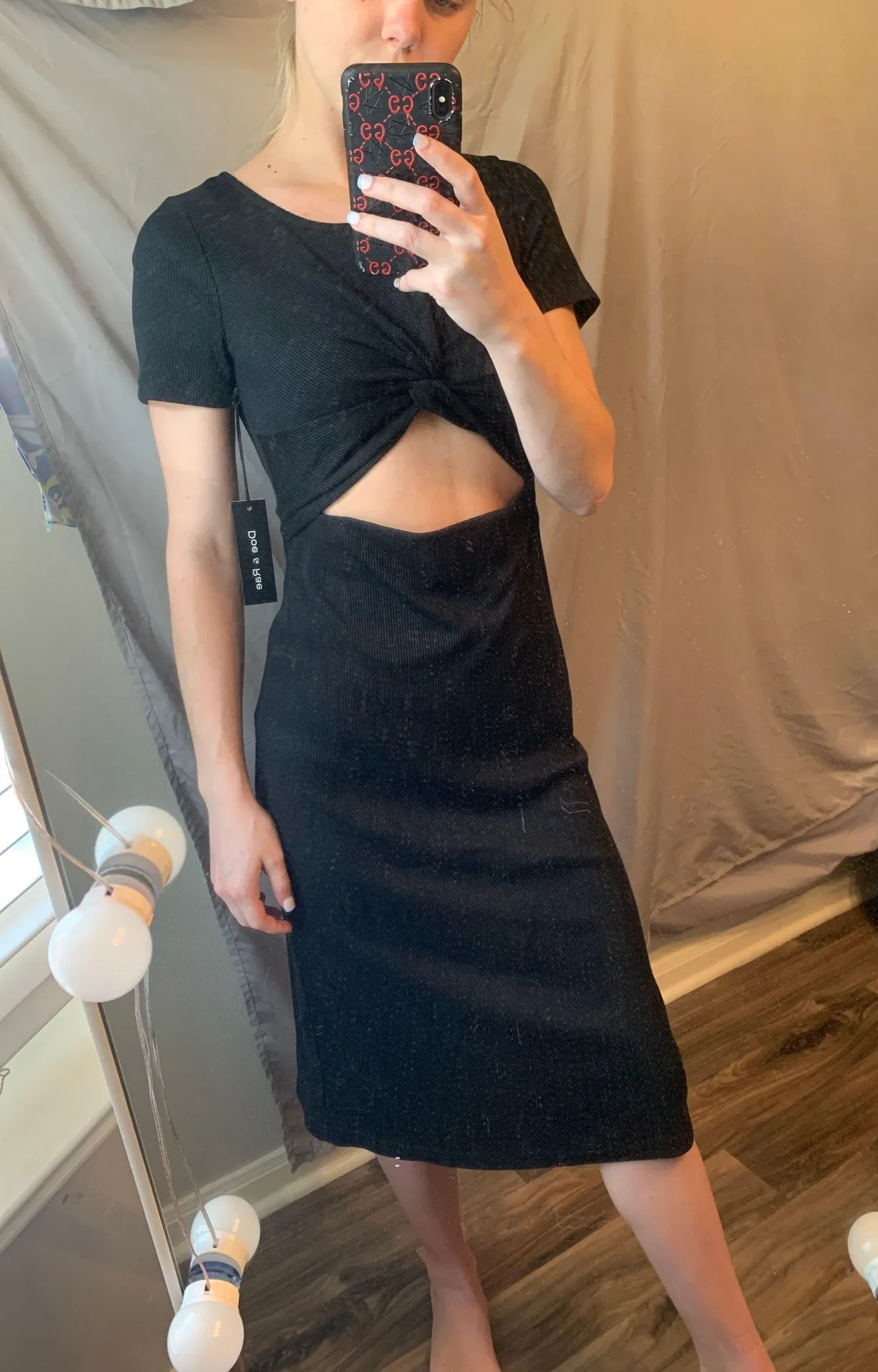 Doe & Rae Ribbed Midi Dress - Image 5