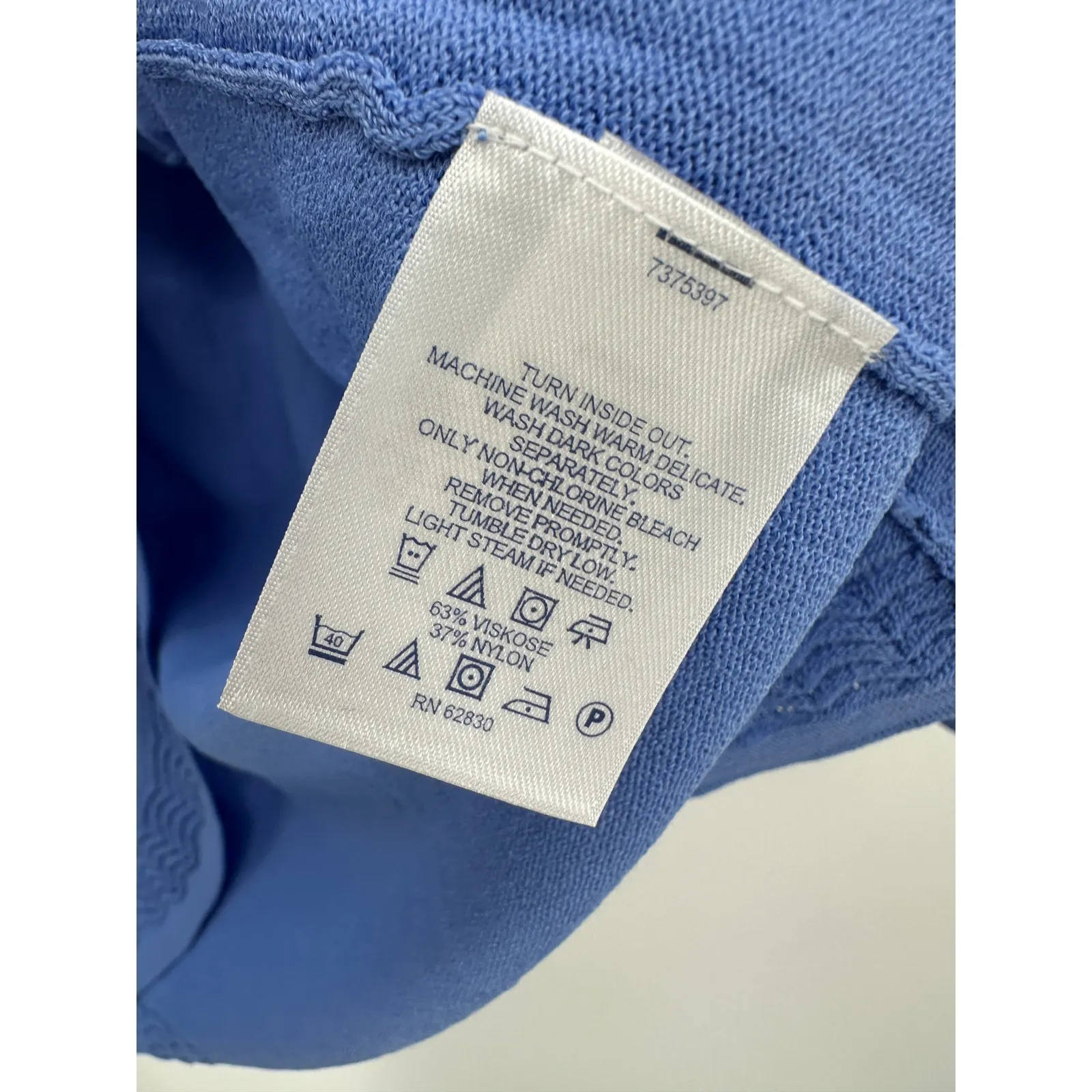 Lands' End Womens Blue Knit Sweater Cardigan Size XS Stretch NWT Office Career - Image 6