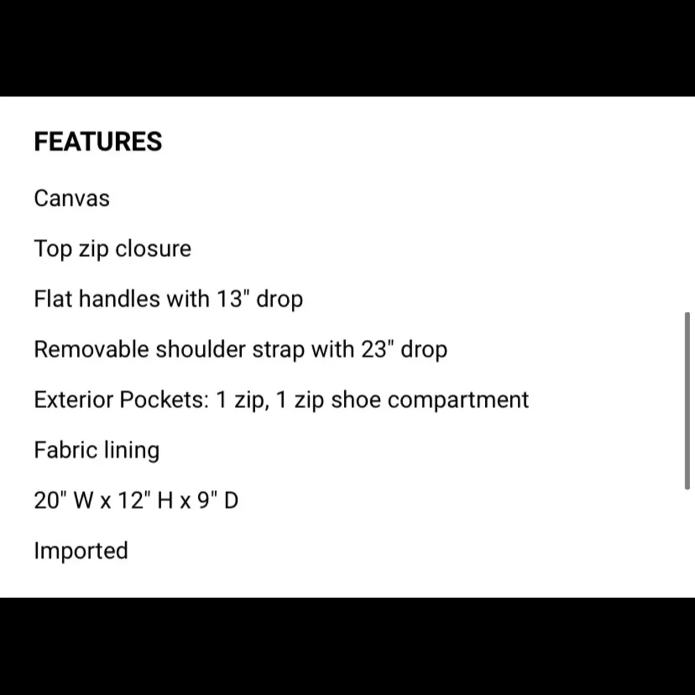 Blue and white Stripe weekender bag by DSW - Image 6